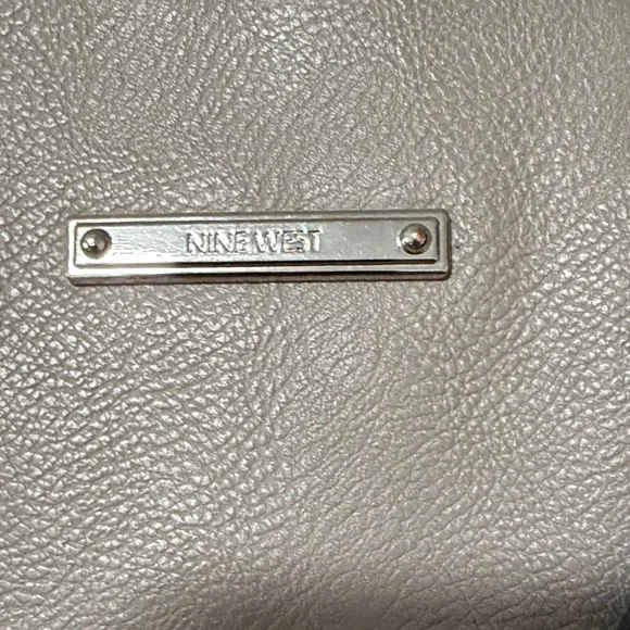 Nine West Gray/Taupe and Black Tote Bag - Picture 2 of 9